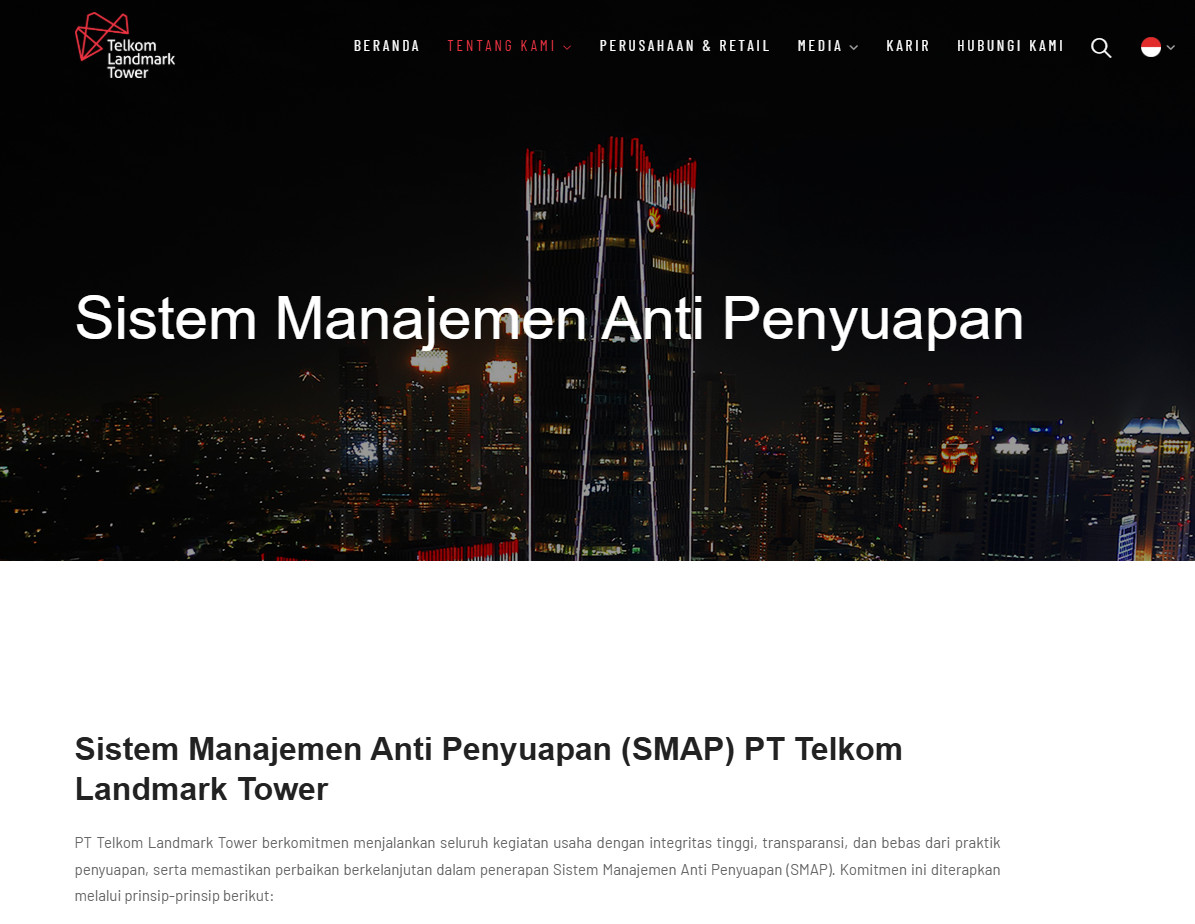 Telkom Landmark Tower - Anti-Bribery Management System (ABMS)